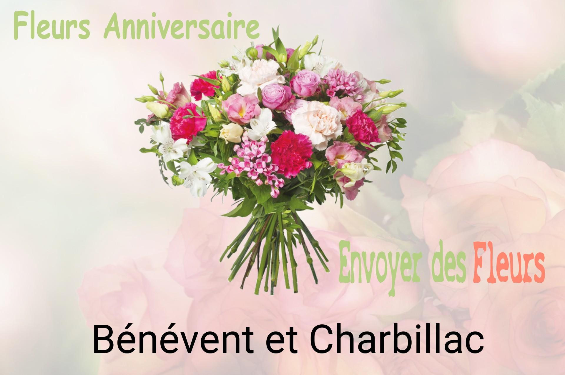 Bouquet de fleurs d’anniversaire livré à Bénévent-et-Charbillac