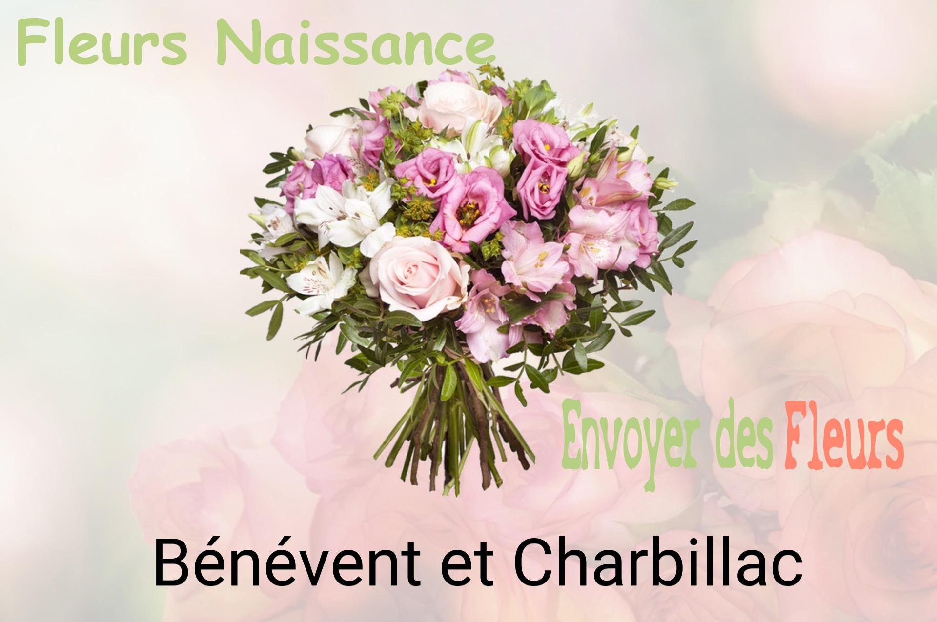 Bouquet de fleurs de naissance livré à Bénévent-et-Charbillac
