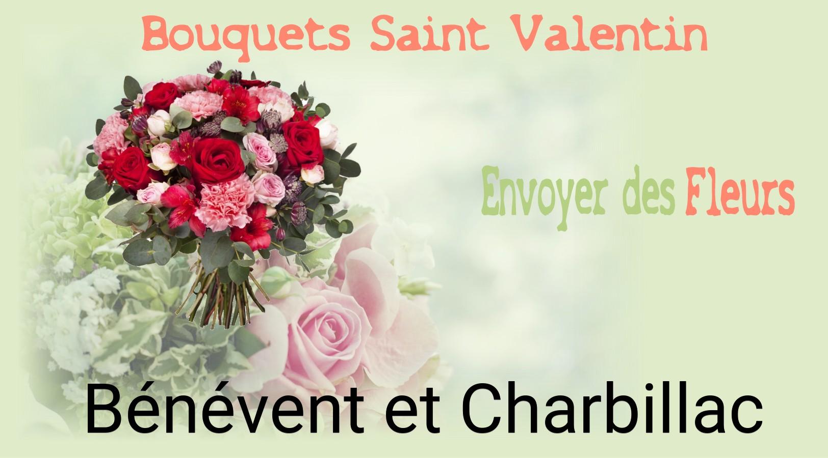Roses de Saint-Valentin livrées à Bénévent-et-Charbillac